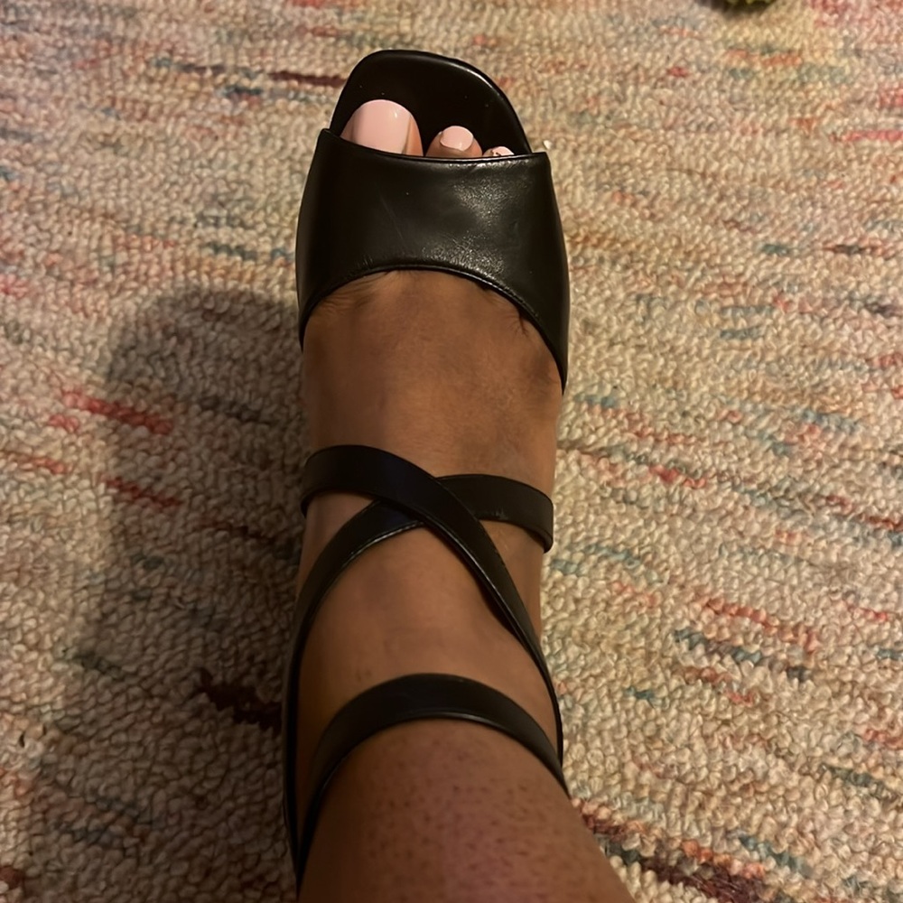 Michael By Mk Platform Open Toe Heels - image 3